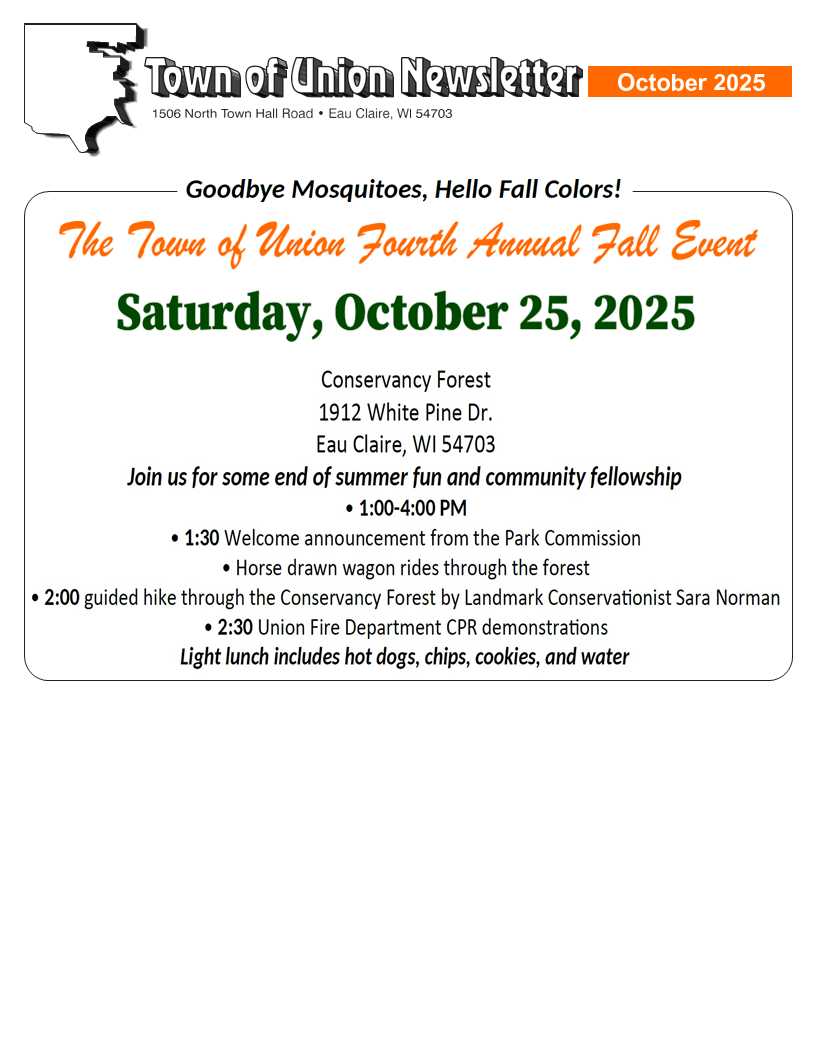 2025 Fall Event Letter